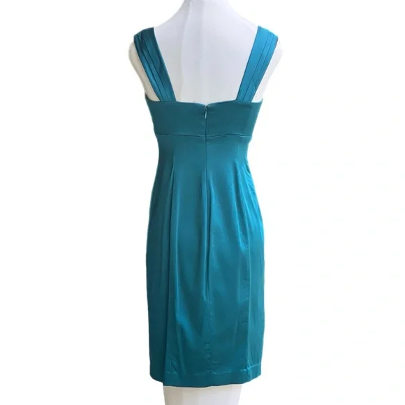 Calvin Klein Size 4 Mini Dress Excellent Condition Green - Picture 3 of 12